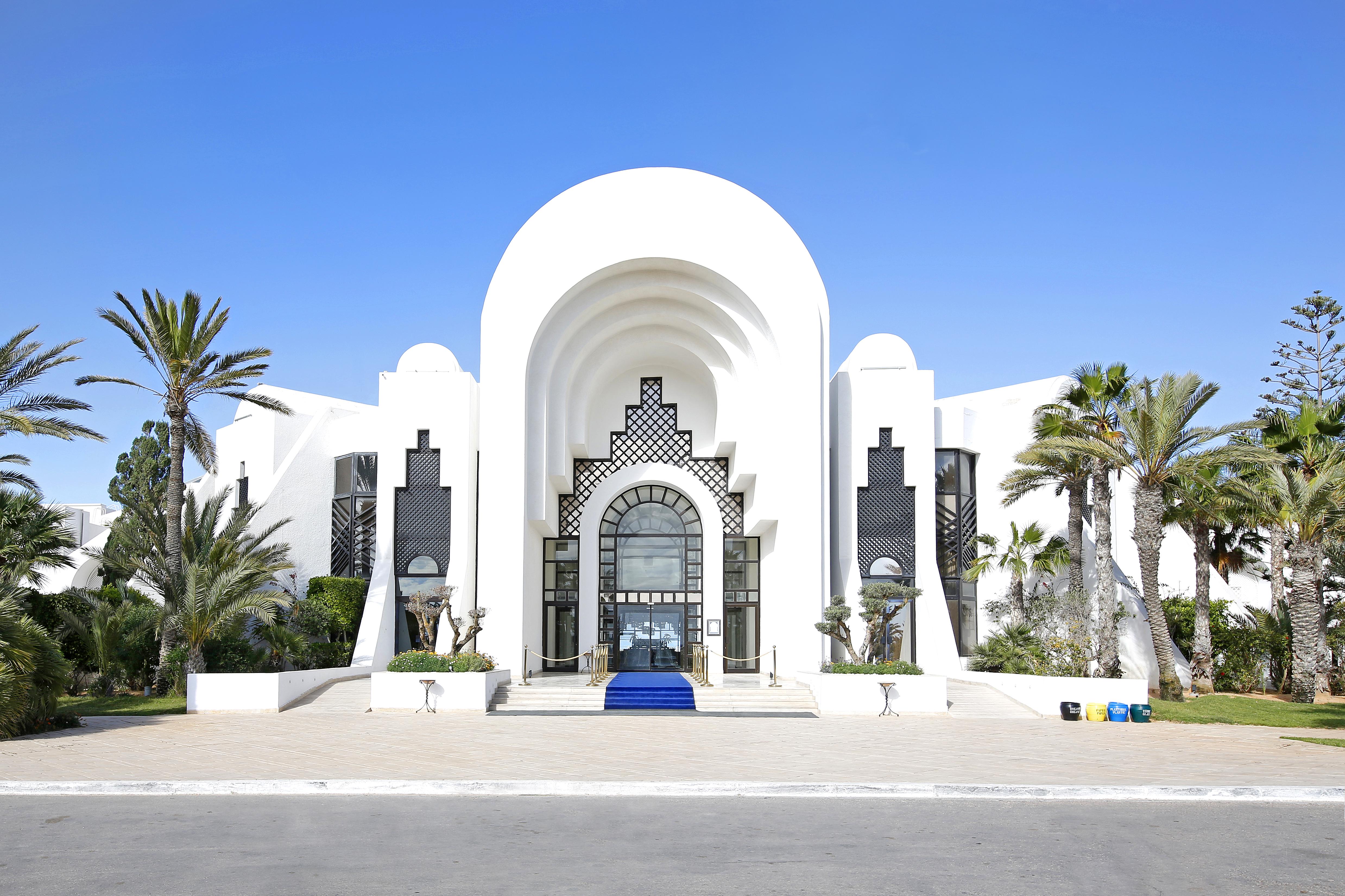 Radisson Blu Palace Resort & Thalasso, Djerba Mezraia Luaran gambar The main entrance of the hotel